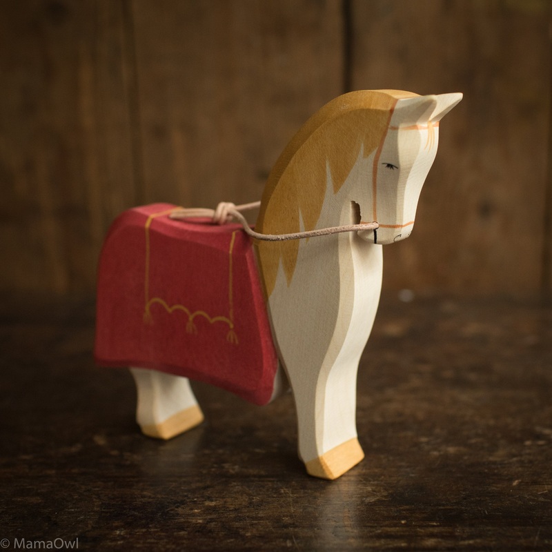 Handcrafted Wooden St Martin’s White Knights Horse