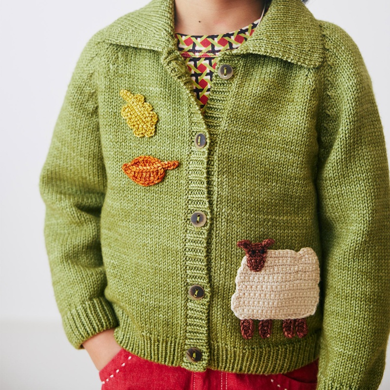 Merino Wool Meadow Motley Cardigan – Sprig