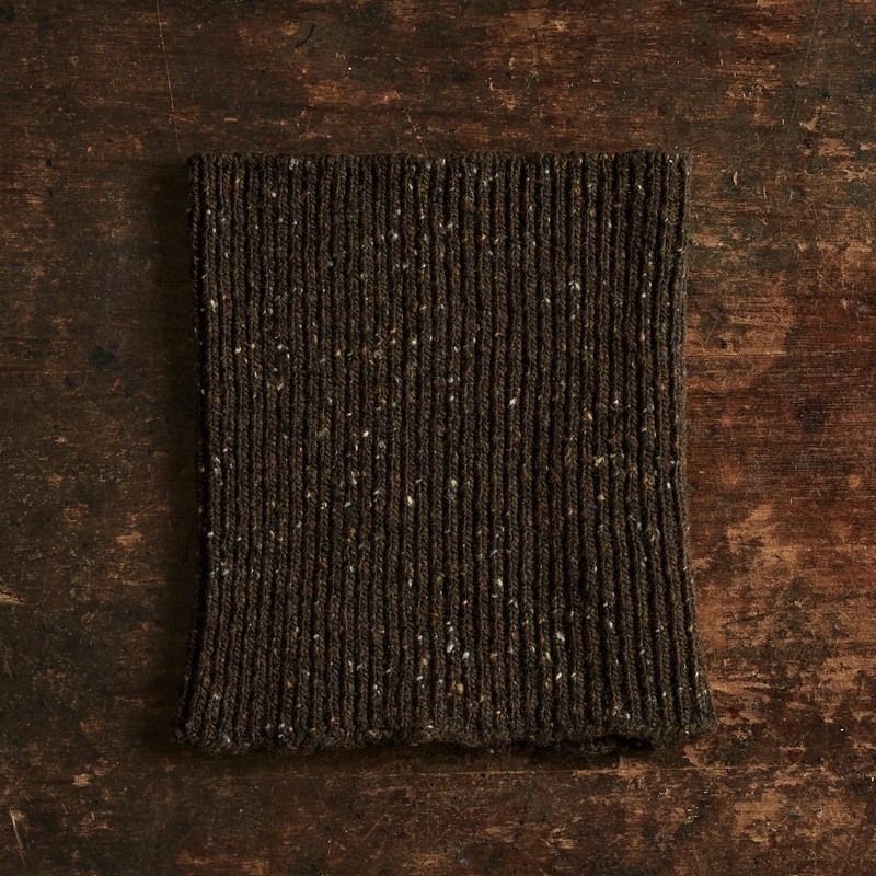 Snood – Donegal Merino Wool – Burnt Umber