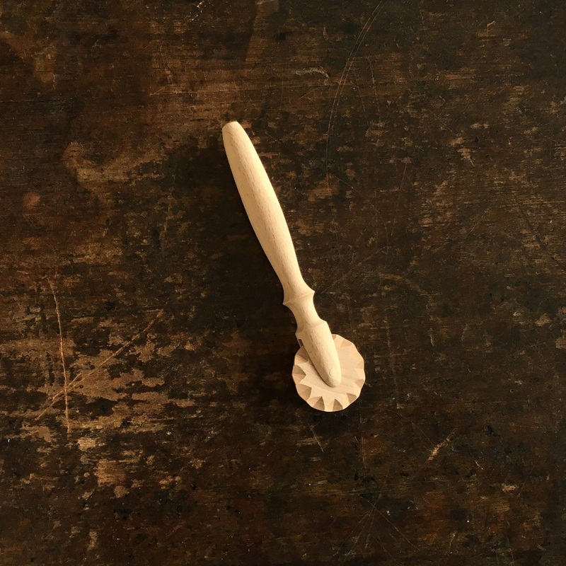 Child’s Natural Wood Pastry Wheel