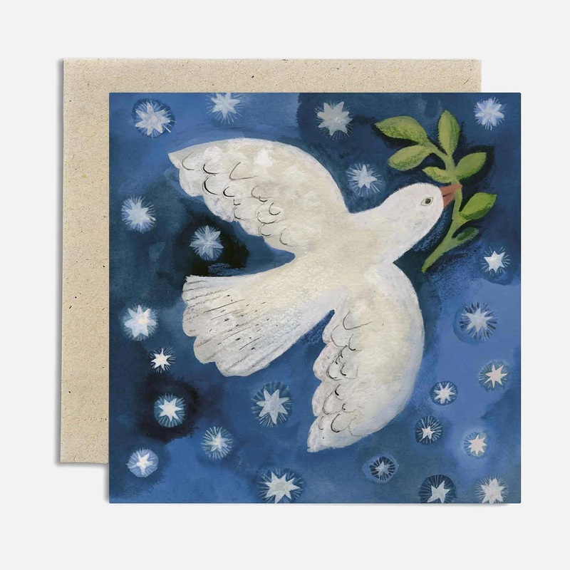 Greeting Card – Starry Dove