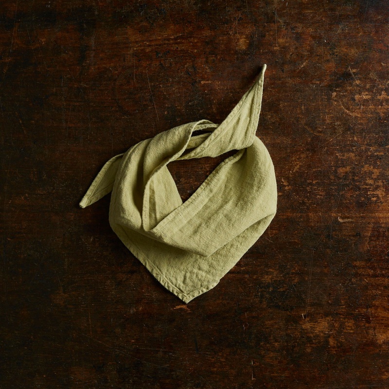 Swan Baby & Kids Scarf – Linen – Celadon