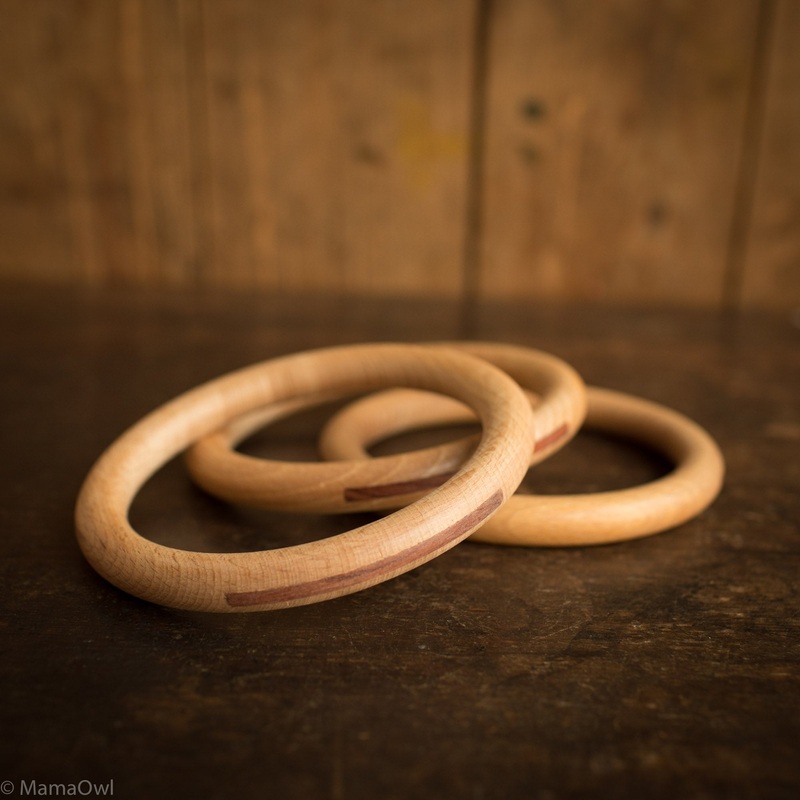Wooden Big Hoops – 3 Pieces