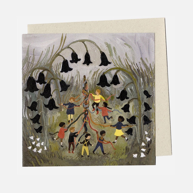 Greeting Card – In And Out The Dusky Bluebells