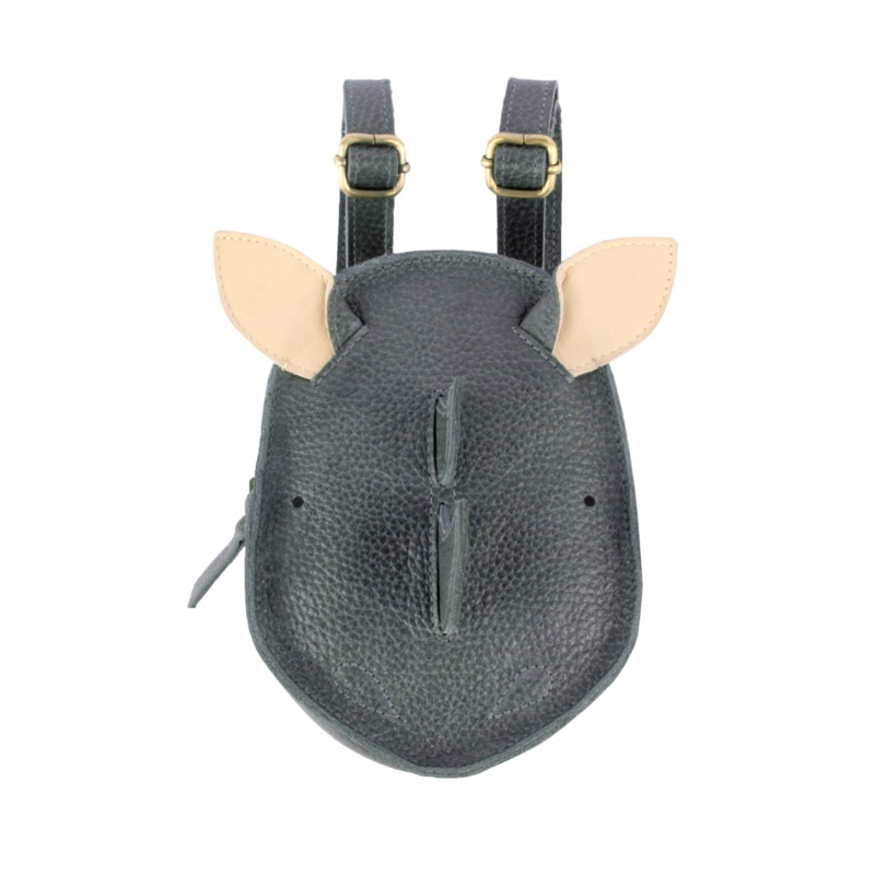 Kapi Special Backpack | Rhino | Petrol Grain Leather