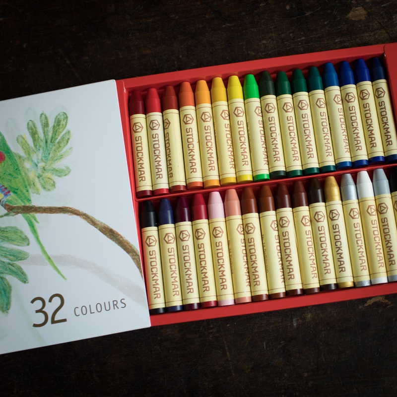 Wax Stick Crayons in Box – Set of 32