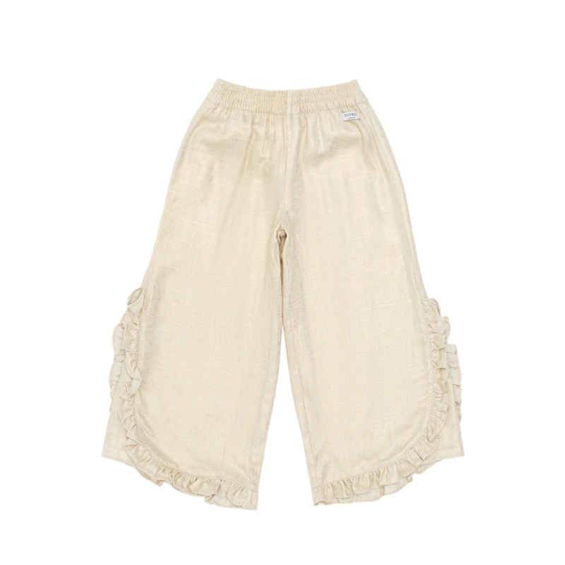 Pipp Trousers | Soft Sand Metallic