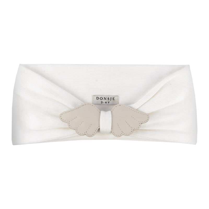Wobi Headband | Off White Leather