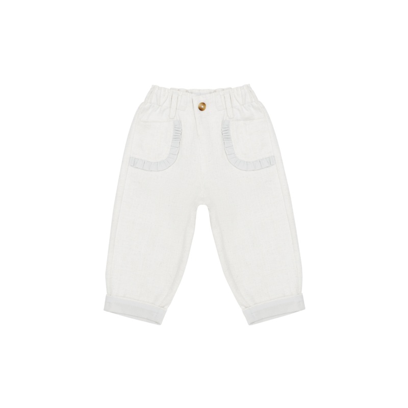 Josefine Trousers | White Sand Melange