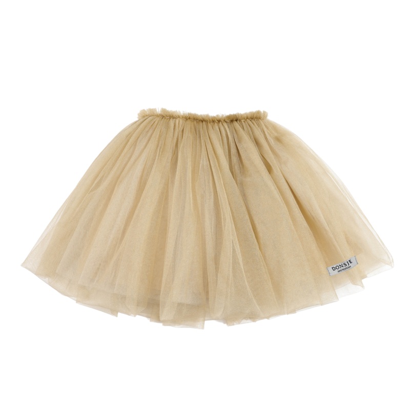 Pien Skirt | Vintage Khaki Metallic