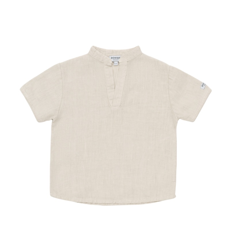 David Linen Shirt | Sand Beige