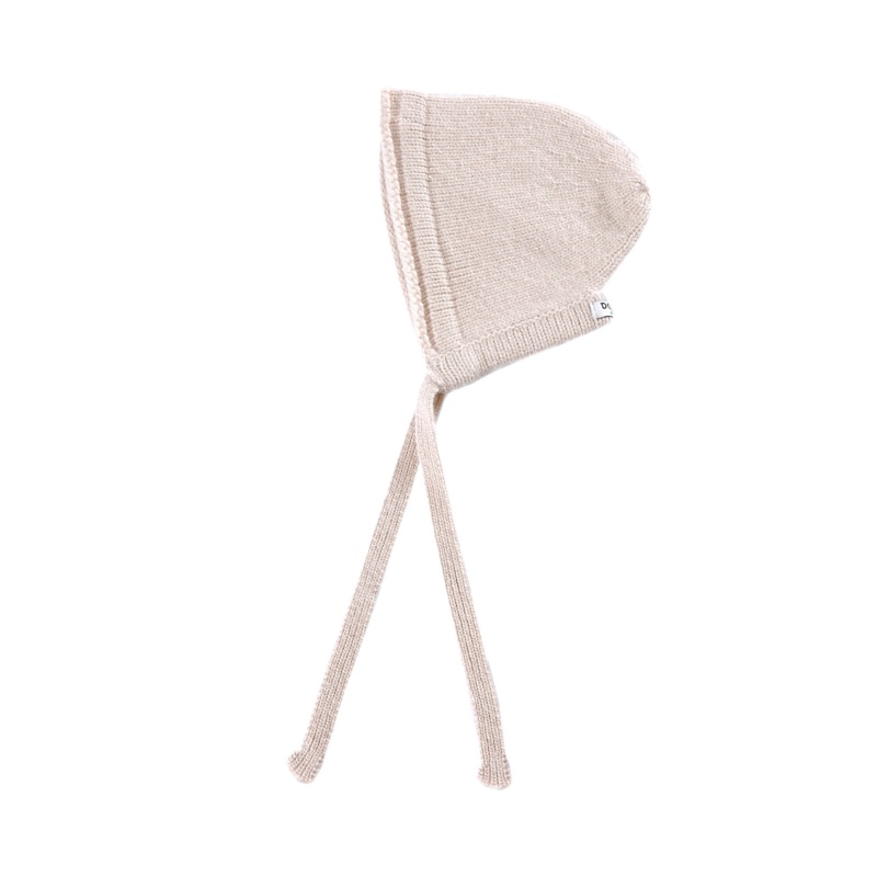 Fenja Merino Wool Baby Hat | Soft Blush