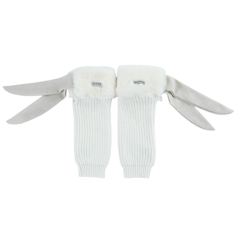Fida Legwarmers | Off White Teddy
