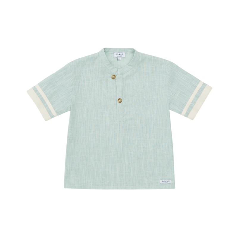 Fucas Linen Shirt | Frosted Green