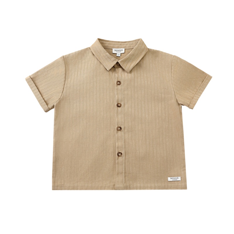 Qrammie Shirt | Biscuit Striped