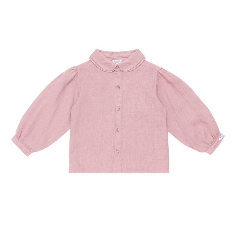 Anoeche Linen Blouse | Purple Violet