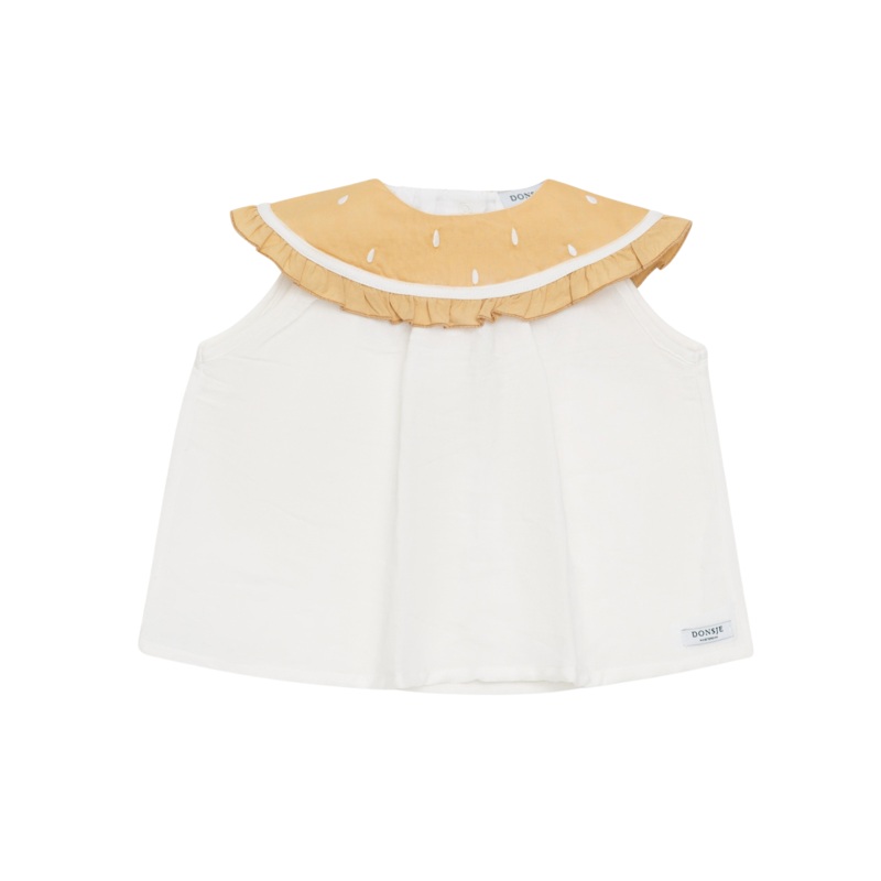 Frutys Blouse | Lemon | Crispy White