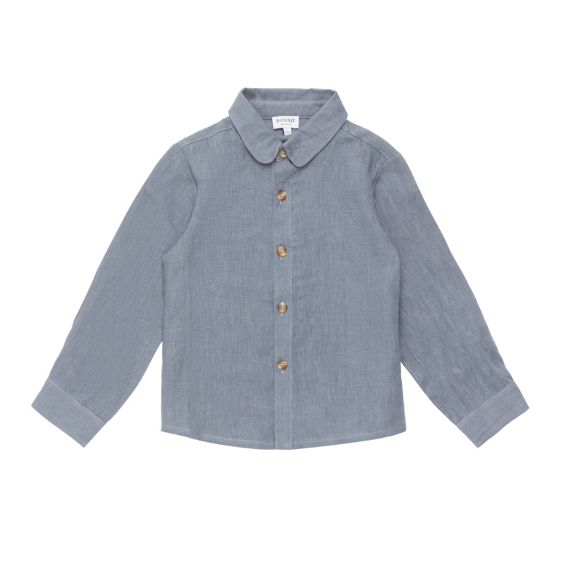 Leom Linen Shirt | Dark Spruce