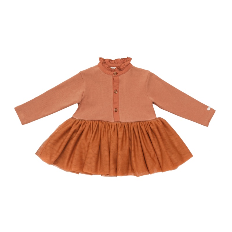 Louen Dress | Rust