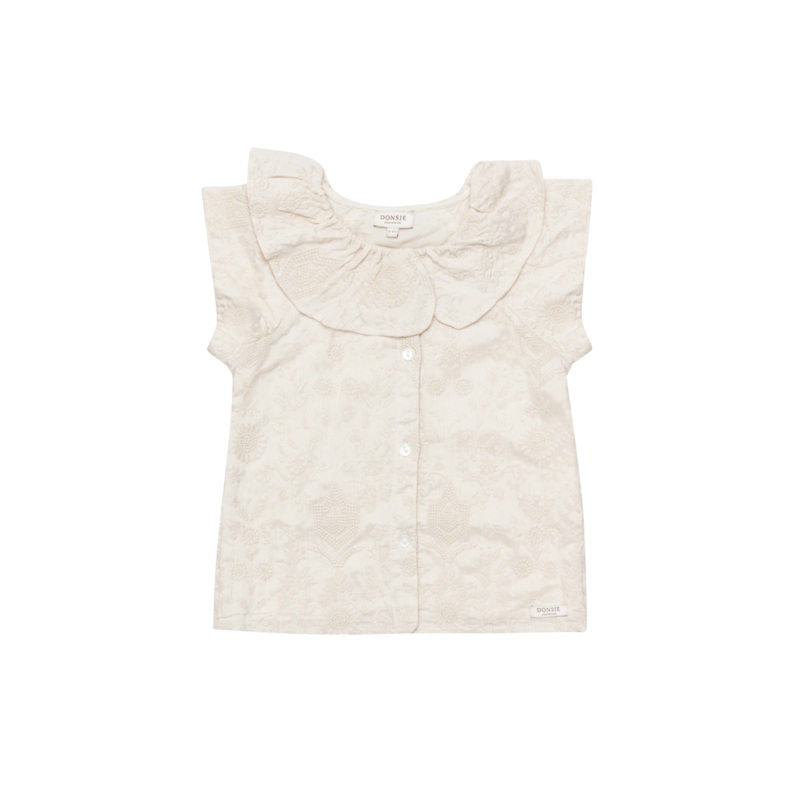 Miesi Blouse | Warm White Flowers
