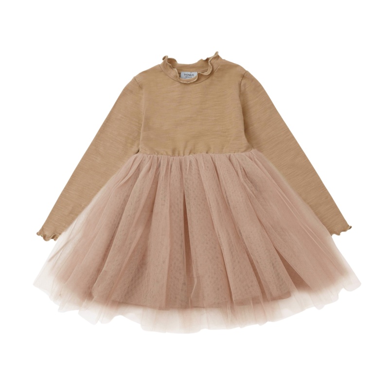 Perla Dress | Light Brown