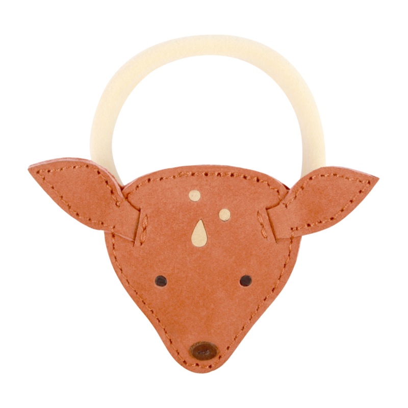 Josy Classic Hair Tie | Deer | Walnut Nubuck
