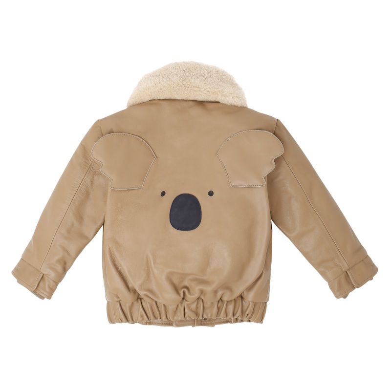 Yuki Leather Jacket | Koala | Nutmeg Leather