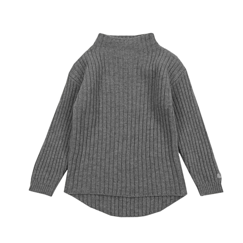 Dai Merino Wool Sweater | Grey Melange P7747353883