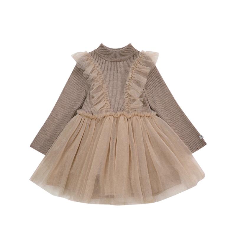 Flovos Dress | Lavender Brown