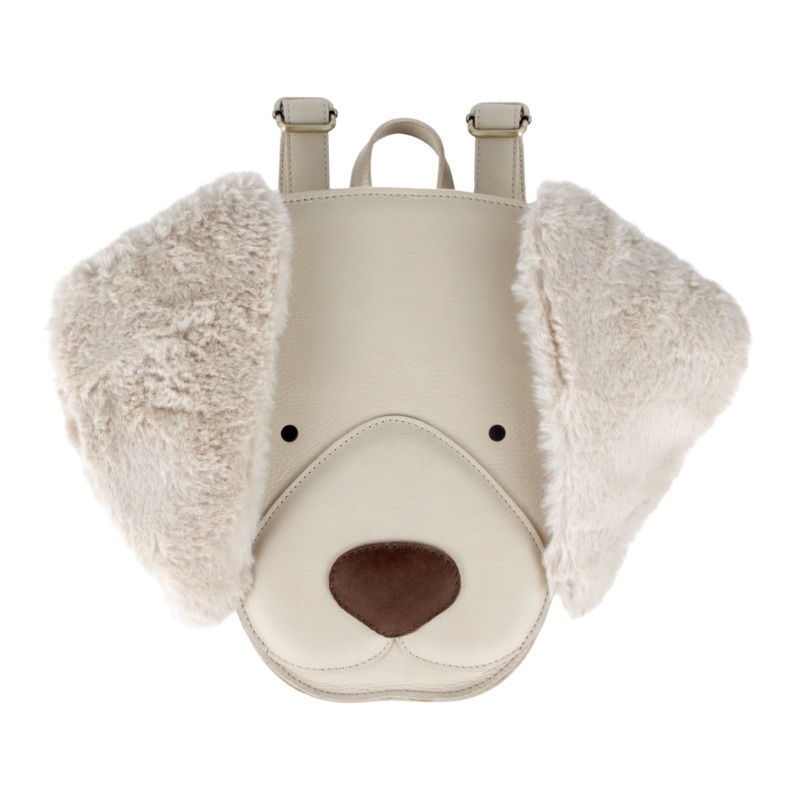 Umi Schoolbag | Golden Retriever | Ivory Classic Leather