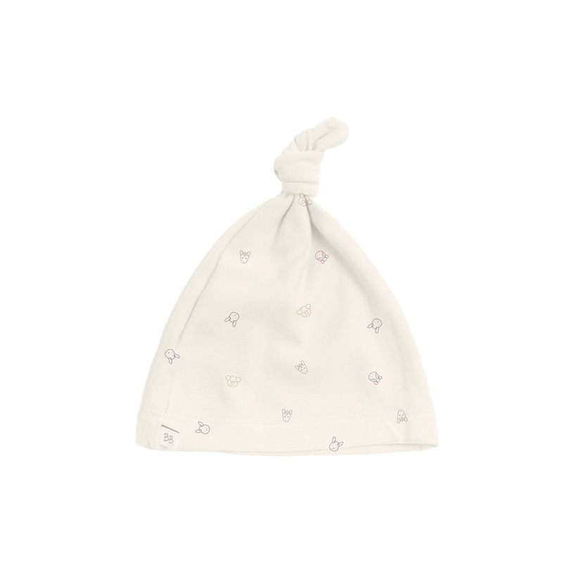 Hat newborn with knot Pure – ANIMAL FRIENDS 236