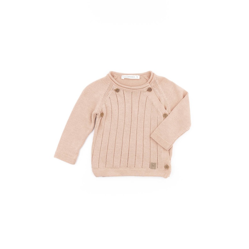 Knitted cross-hatched dashes – PINK 04