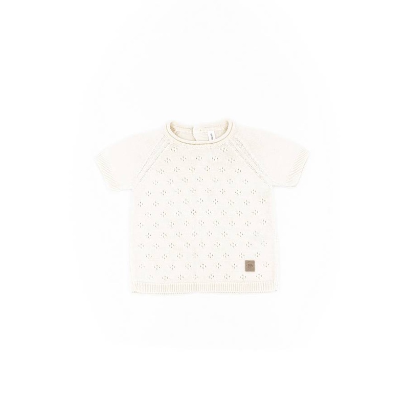 openwork Knitted – White 01