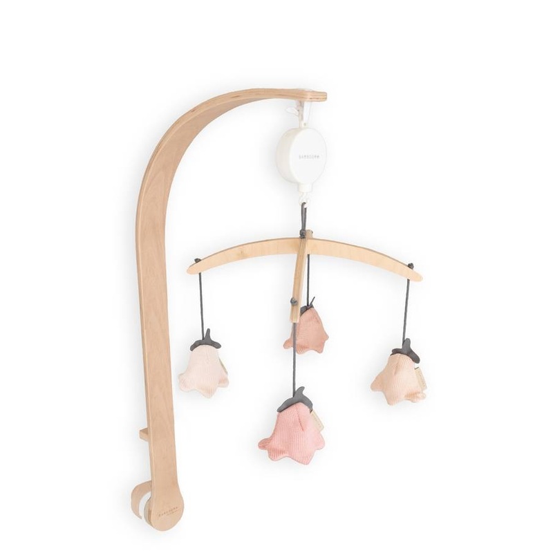 Wooden carousel with Bamboo knitted toys Tulips – TULIPS 204