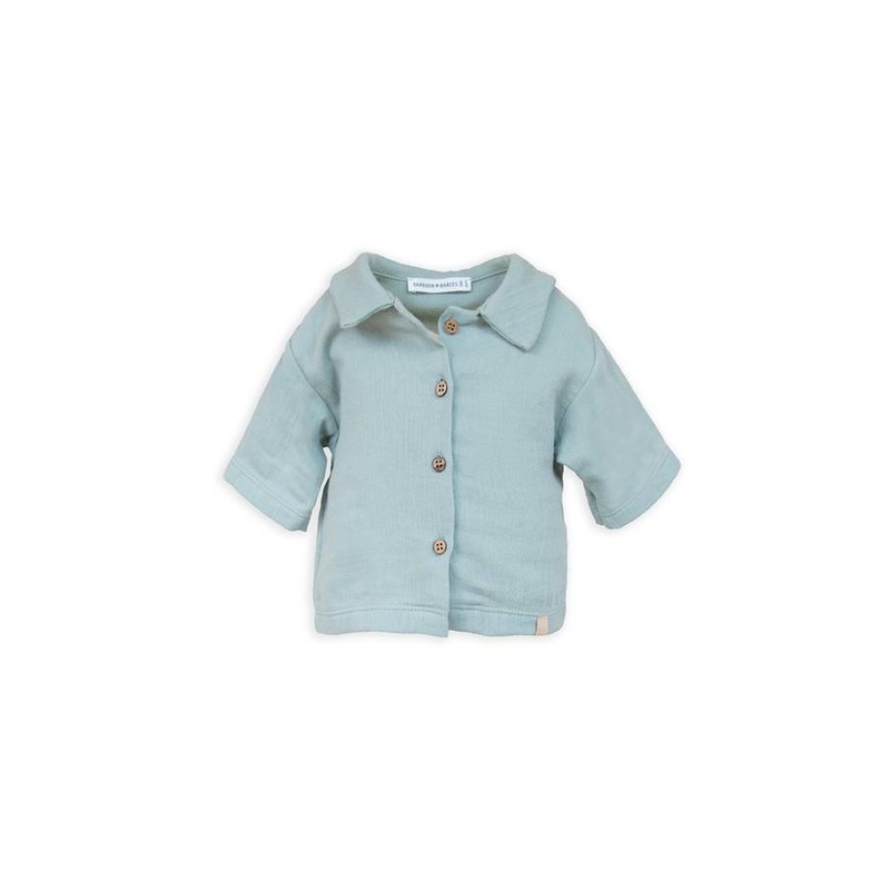 Short Sleeve Shirt – WATER GREY 122