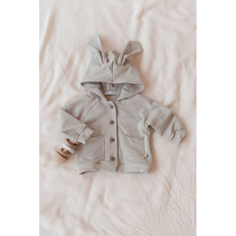 Comfy cardigan with ears – SAND 19