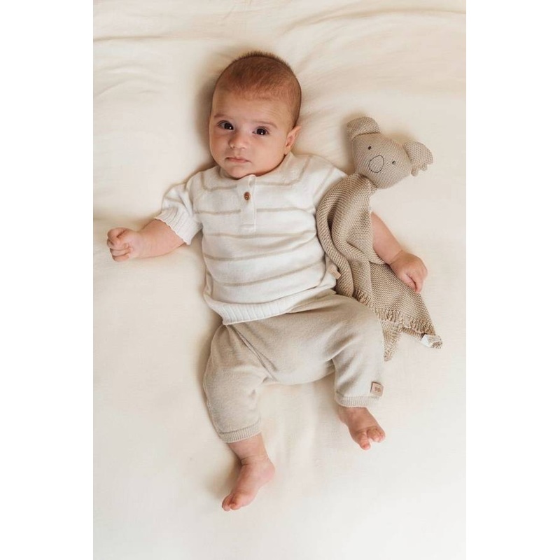 Short-sleeved striped jersey – WARM WHITE 128 – emotional