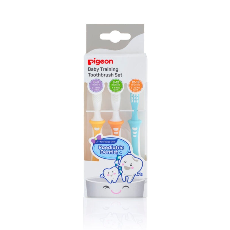 Pigeon Training Toothbrush Lesson 123 Set Mix