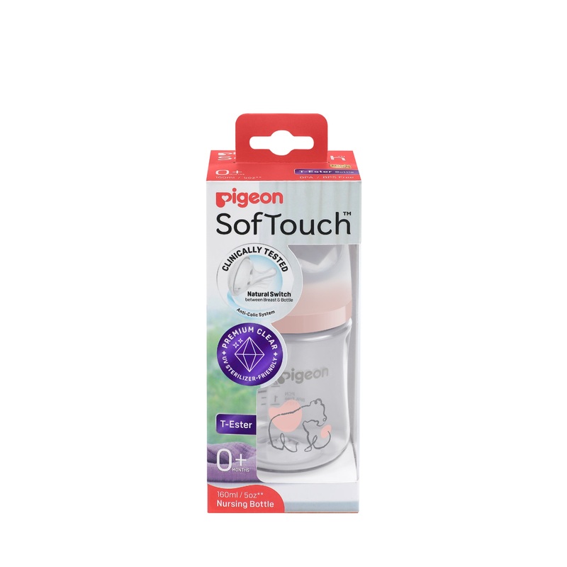 Pigeon SofTouch BPP Nursing Bottle T-Ester 160ml Bear