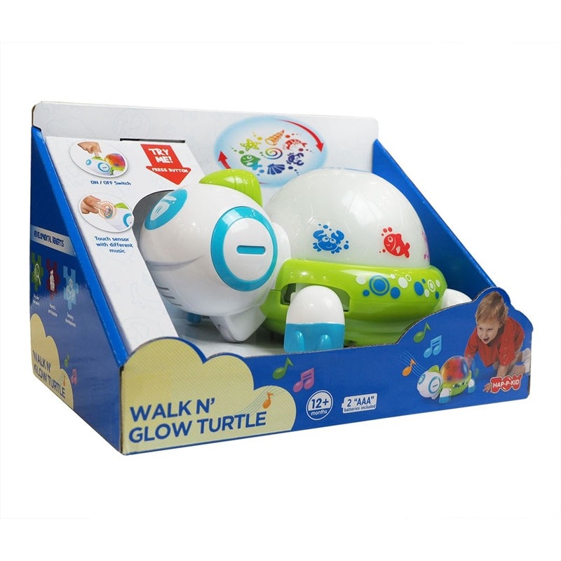 Hap-P-Kid Little Learner Walk N’ Glow Turtle