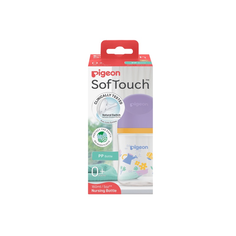 SofTouch BPP Nursing Bottle PP 160ml Spring