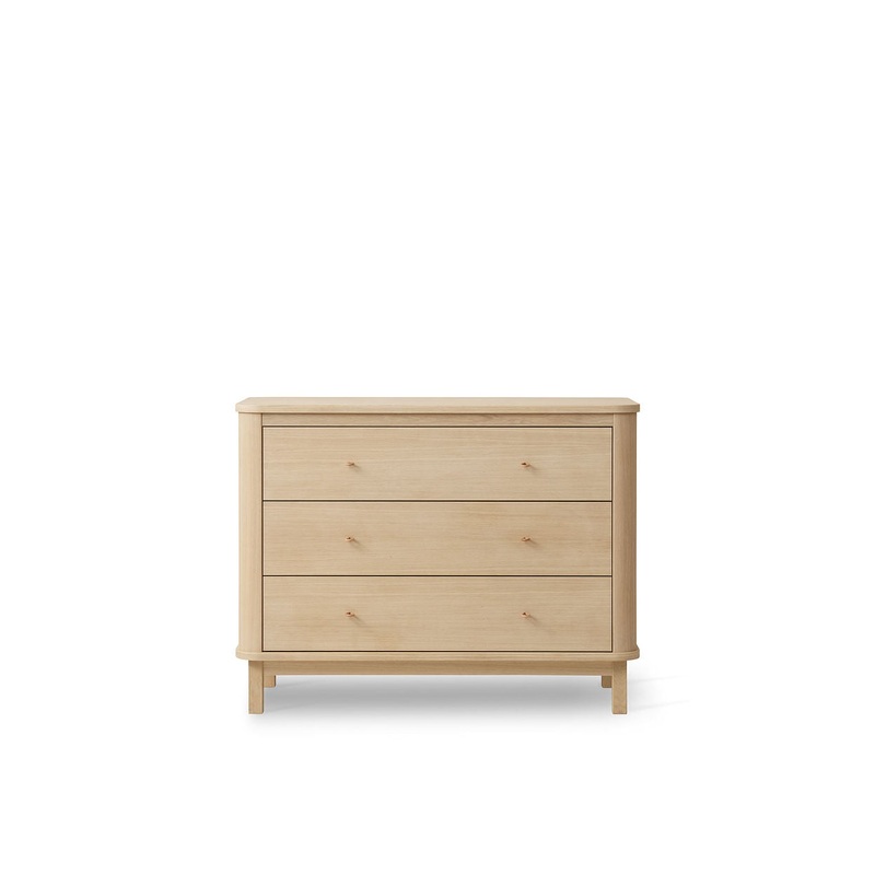 Wood Kommode, 3 Schubladen, Eiche