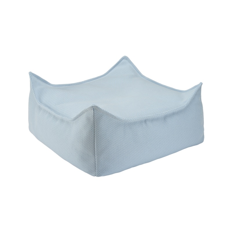 Azure Outdoor Square Ottoman