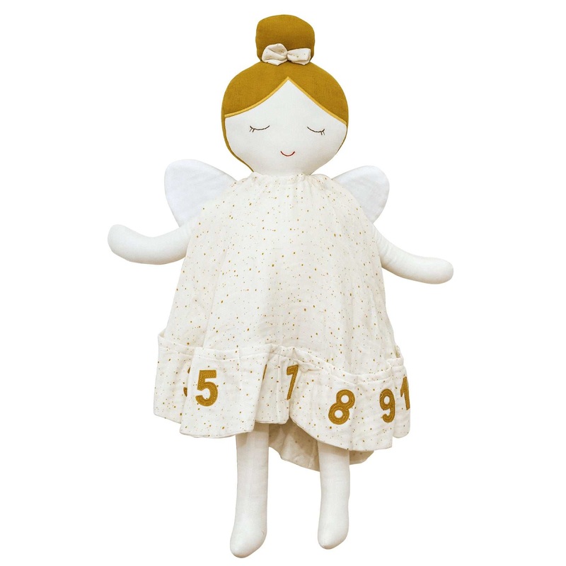 Adventskalender Puppe Engel
