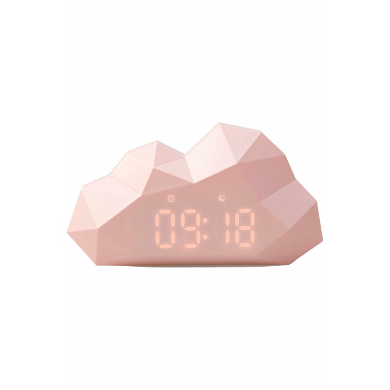 Wecker Wolke mit Nachtlicht – Pink