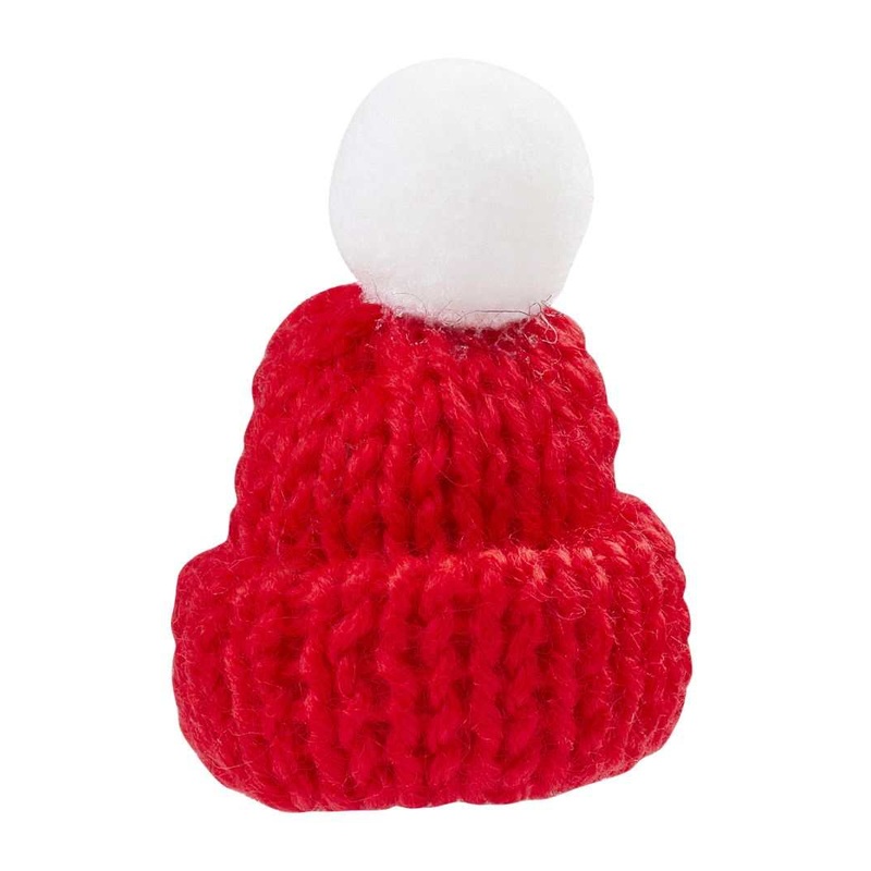 Wichtel Strickmtze rot