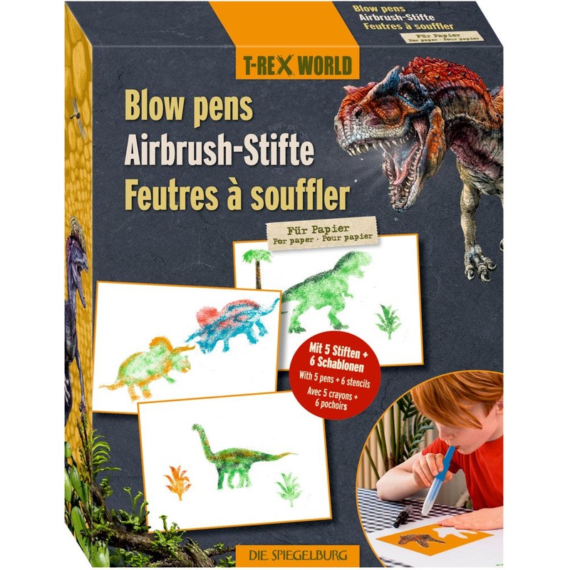 Airbrush-Stifte fr Papier – T-Rex World