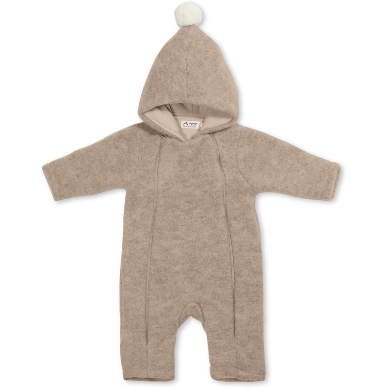 Bio Wollfleece Overall Anton beige Gre 50/56