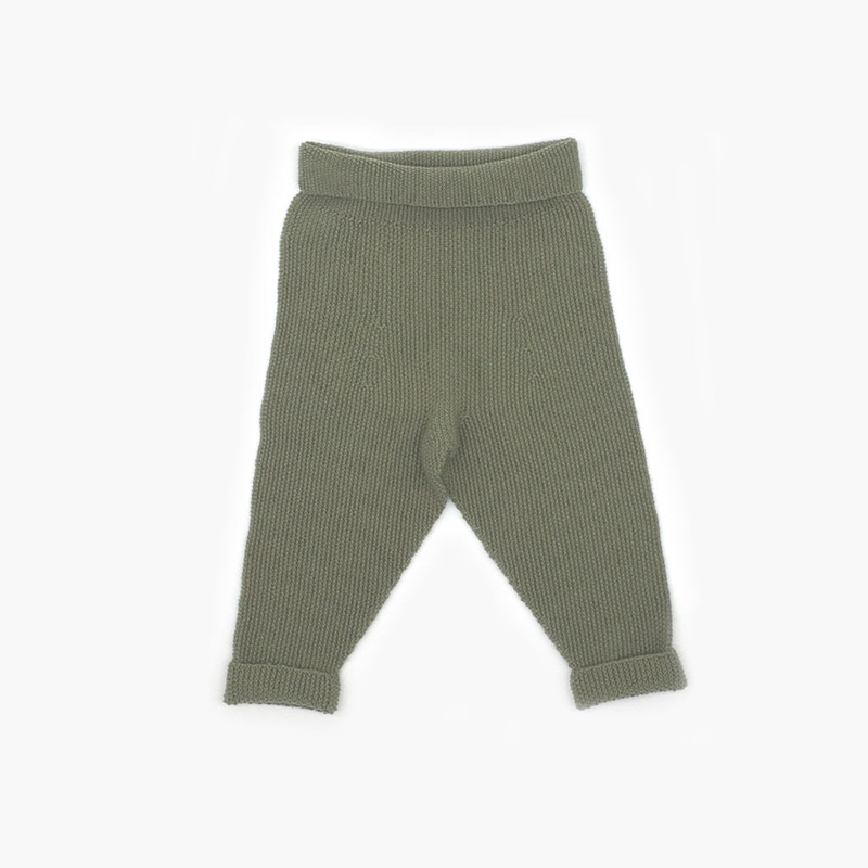 Babyhose Reiskorn/ olive
