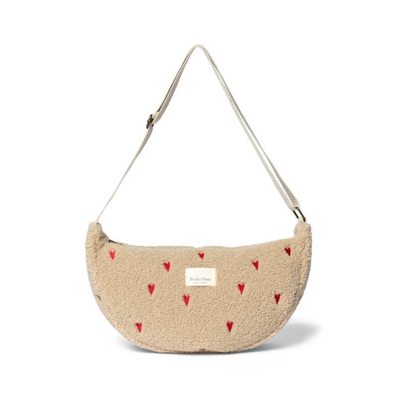 Bauchtasche Ecru Teddy Heart